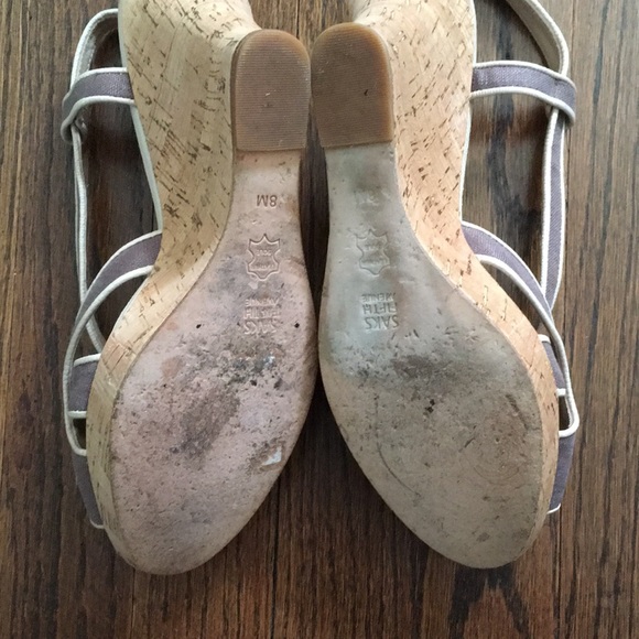 Saks | Cork Wedge Sandals - Picture 9 of 11